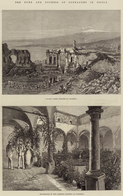Vévoda a vévodkyně z Connaught na Sicílii od Thomas Harrington Wilson