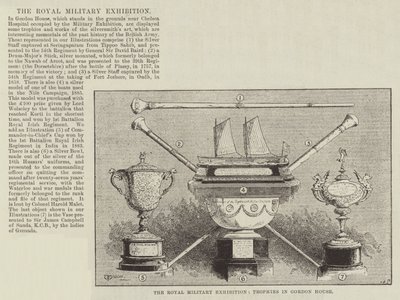 Královská vojenská výstava, trofeje v Gordon House od Thomas Harrington Wilson