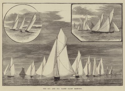 Zápasy jachtařských klubů Royal Thames a New Thames od Thomas Harrington Wilson