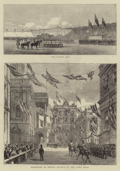 Královská návštěva Liverpoolu od Thomas Harrington Wilson