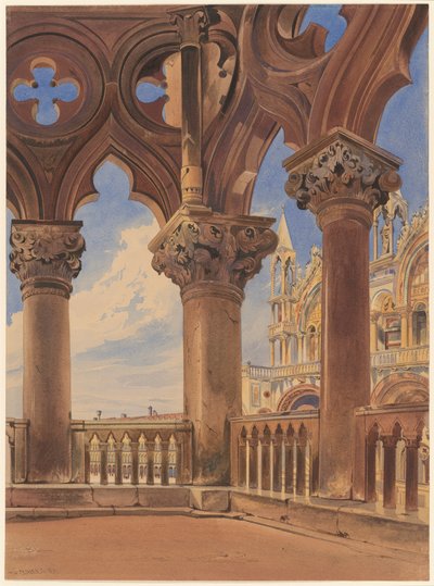 Náměstí sv. Marka od Dóžecího paláce od Thomas Hartley Cromek