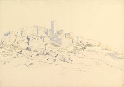 Akropole z Areopagu, Atény, 24. dubna 1846. od Thomas Hartley Cromek