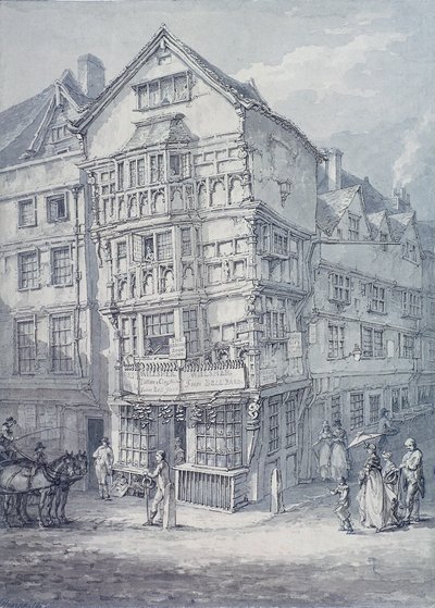 Chancery Lane, Londýn, 1814 od Thomas Hearne