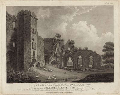 College of Lincluden od Thomas Hearne