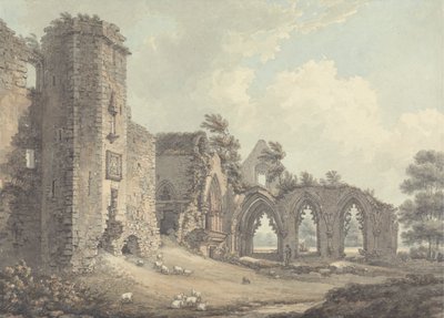 Ruiny College of Lincluden, poblíž Dumfries od Thomas Hearne