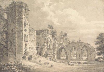 Ruiny College of Lincluden, poblíž Dumfries od Thomas Hearne