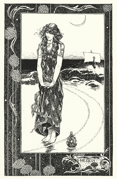 Medea (litografie) od Thomas Heath Robinson