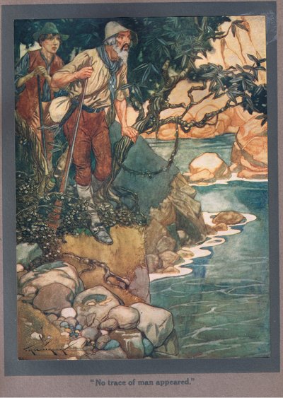 Po člověku ani stopy (barevná litografie) od Thomas Heath Robinson