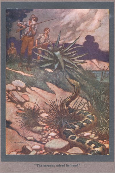 Had zvedl hlavu (barevná litografie) od Thomas Heath Robinson