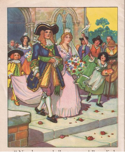 Svatba (litografie) od Thomas Heath Robinson