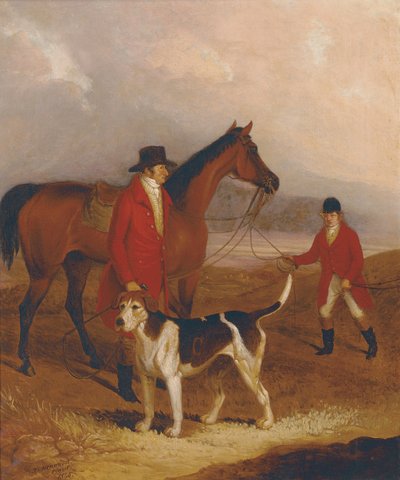 Starý Druid, s Richardem Kingem Sampsonem, Esq., a Johnem Pressem, 1845 od Thomas Henwood