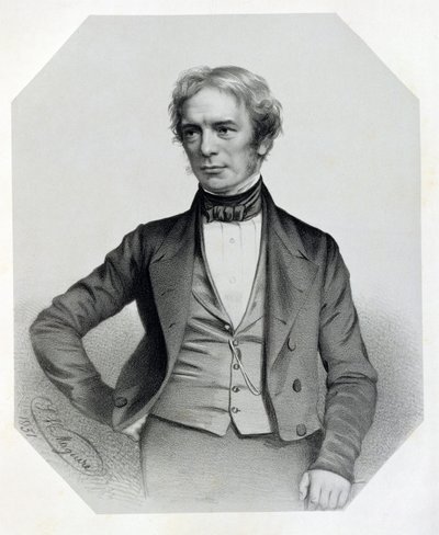 Michael Faraday (1791-1867) 1851 od Thomas Herbert Maguire