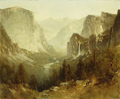 Lov v Yosemite, 1890 od Thomas Hill