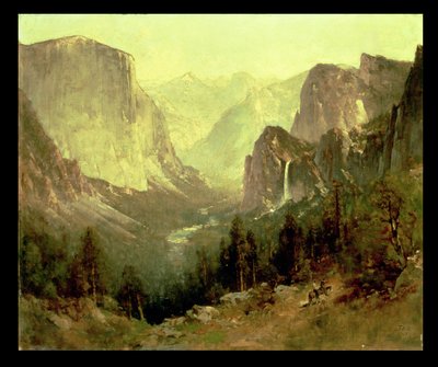 Lov v Yosemite, 1890 od Thomas Hill
