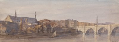 Pohled na Westminster Hall a most z Lambeth od Thomas Hollis