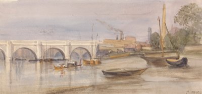 Westminsterský most z Lambeth Shore od Thomas Hollis