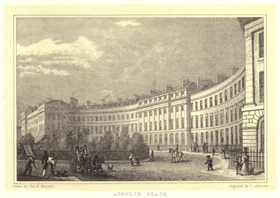 Ainslie Place (rytina) od Thomas Hosmer (after) Shepherd