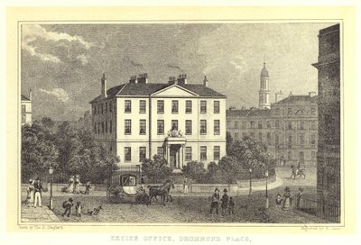 Spotřební úřad, Drummond Place (rytina) od Thomas Hosmer (after) Shepherd