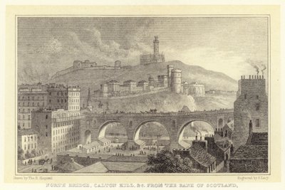 North Bridge, Caton Hill atd. z Bank of Scotland (rytina) od Thomas Hosmer (after) Shepherd