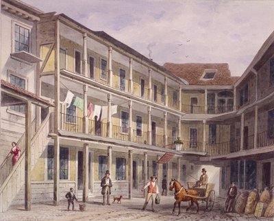 Aldgate High Street, Londýn, c1850 od Thomas Hosmer Shepherd