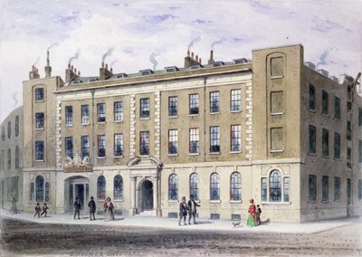 Apothecaries Lane, 1855 (wc na papíře) od Thomas Hosmer Shepherd
