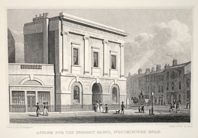 Asylum for the Indigent Blind, Westminster Road, z publikace "London and it