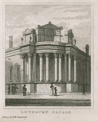 Bank of England, fronty sira Johna Soana od Thomas Hosmer Shepherd