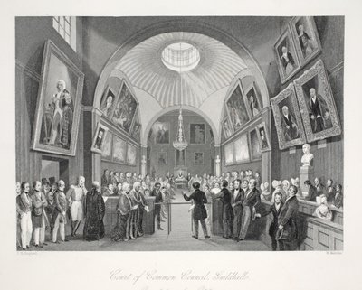 Court of Common Council, Guildhall, z hospody 