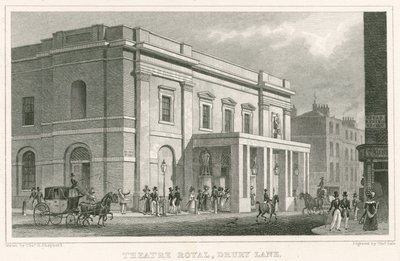 Divadlo Drury Lane, Londýn od Thomas Hosmer Shepherd