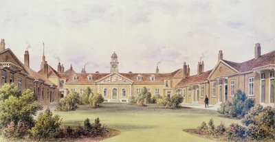 Emanuel Hospital, Tothill Fields, 1850 od Thomas Hosmer Shepherd