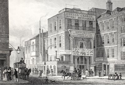 Exeter Change, Strand, z knihy "London and it