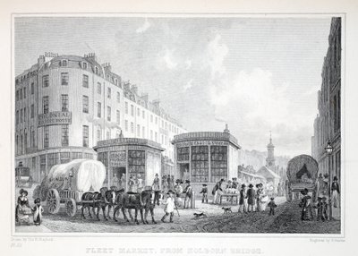 Fleet Street, z Holborn Bridge, z hospody 