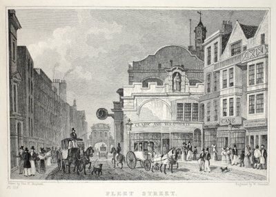 Fleet Street, z hospody 
