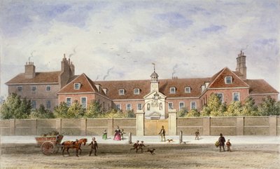 Grey Coat Hospital, Tothill Fields, Westminster, Londýn, c1840 od Thomas Hosmer Shepherd