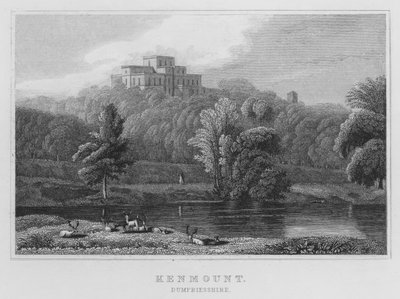Kenmount, Dumfriesshire (rytina) od Thomas Hosmer Shepherd