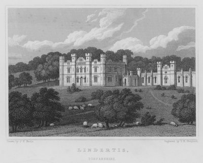 Lindertis, Forfarshire (rytina) od Thomas Hosmer Shepherd