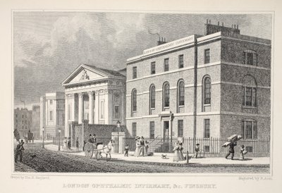 London Ophthalmic Infirmary atd. Finsbury, z hospody 