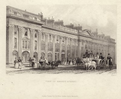 Regent Street od Thomas Hosmer Shepherd