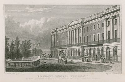 Richmond Terrace ve Whitehallu od Thomas Hosmer Shepherd