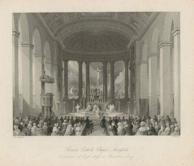 Římskokatolická církev v Moorfields od Thomas Hosmer Shepherd