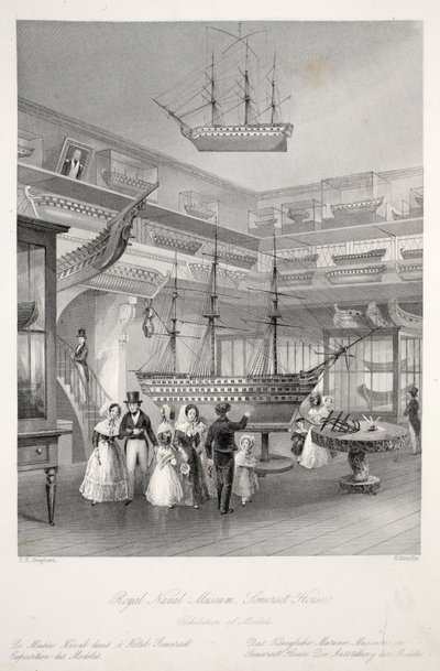 Royal Naval Museum, Somerset House, z 