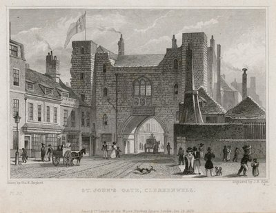 Brána svatého Jana, Clerkenwell od Thomas Hosmer Shepherd