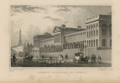 Lukas Lunatic Asylum od Thomas Hosmer Shepherd