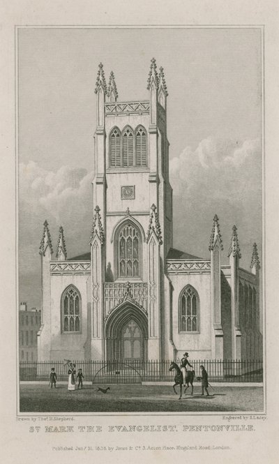 Kostel svatého Marka, Clerkenwell od Thomas Hosmer Shepherd