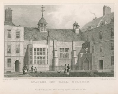 Staples Inn Hall, Holborn od Thomas Hosmer Shepherd