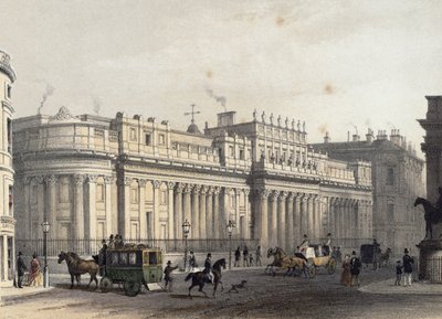 Bank of England, ryl Louis-Jules Arnout (1814-68), hospoda. 1854 od E. Gambart und Co. (litografie) od Thomas Hosmer Shepherd