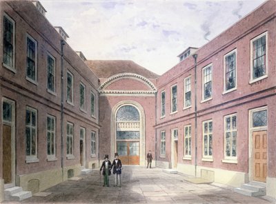 The Inner Court of Girdlers Hall Basinghall Street, 1853 od Thomas Hosmer Shepherd