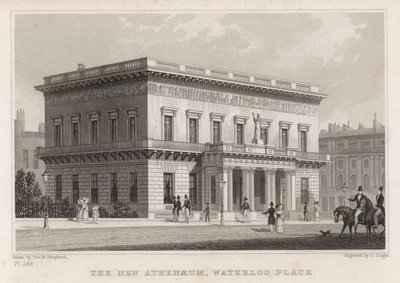 Nové Athenaeum, Waterloo Place, Londýn od Thomas Hosmer Shepherd