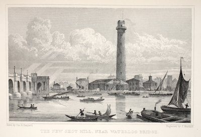 The New Shot Mill, poblíž Waterloo Bridge, z hospody 