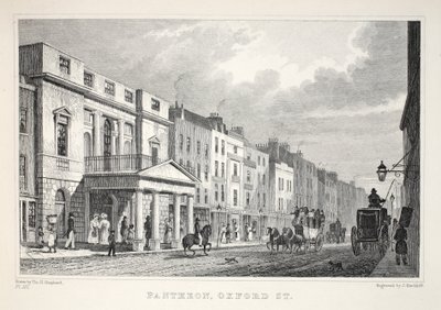 Pantheon, Oxford Street, z hospody 